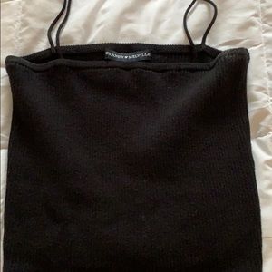 Brandy Melville black crop top